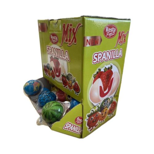 Spanilla vegyes ízű krémmel töltöt zselégolyó - 18 g