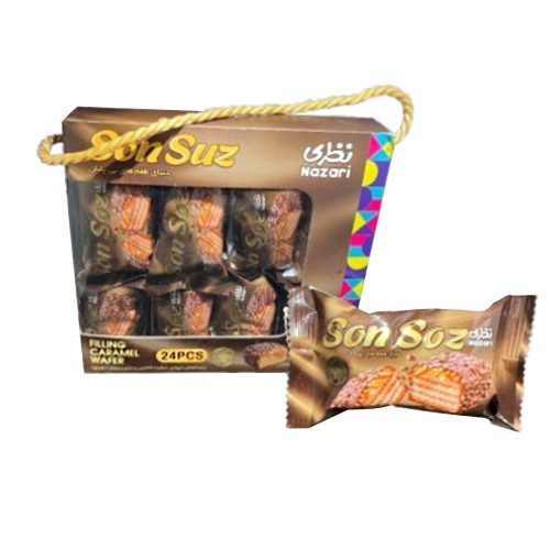 Son Soz karamell ízű krémmel töltött kakaós ostya - 35 g