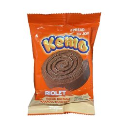 Kemo kakaós ízű krémmel töltött piskóta roll - 45 g