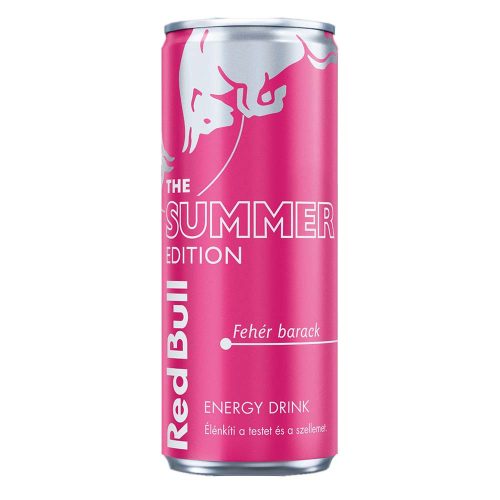 Red Bull Summer fehérbarack dobozos energiaital - 250ml