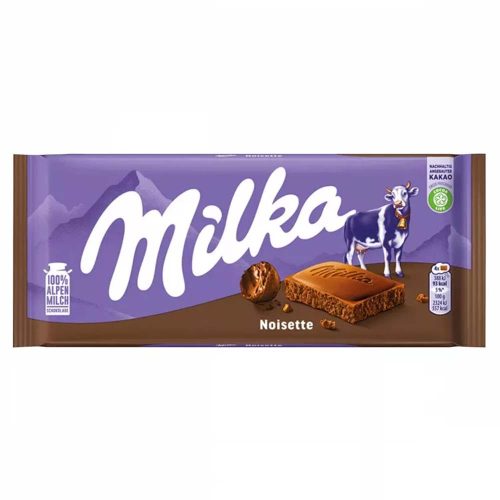 Milka táblás csokoládé noisette - 90g