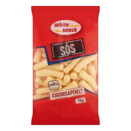 White Snack gluténmentes sós kukoricapehely - 70g