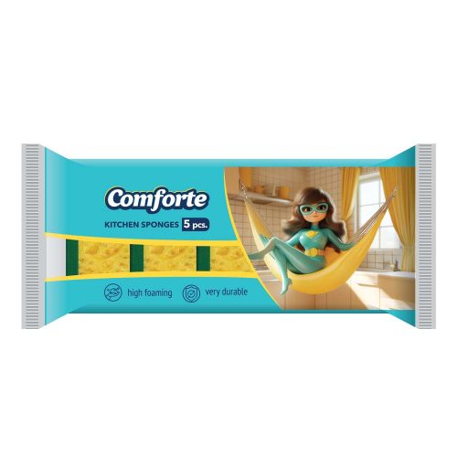 Comforte nagypórusú szivacsok - 5 db
