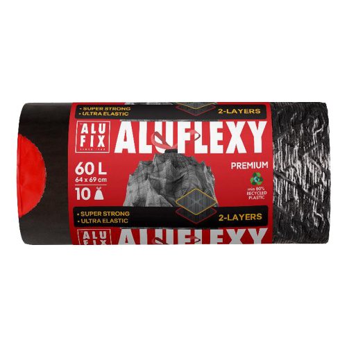 Alufix Aluflexy szemeteszsák zárószalagos 60 l - 10 db