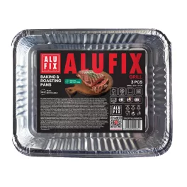 Alufix alumínium tálca 22,5x17cm - 3 db