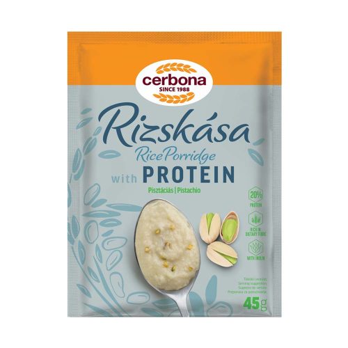 Cerbona pisztáciás rizskása fehérjében gazdag - 45 g