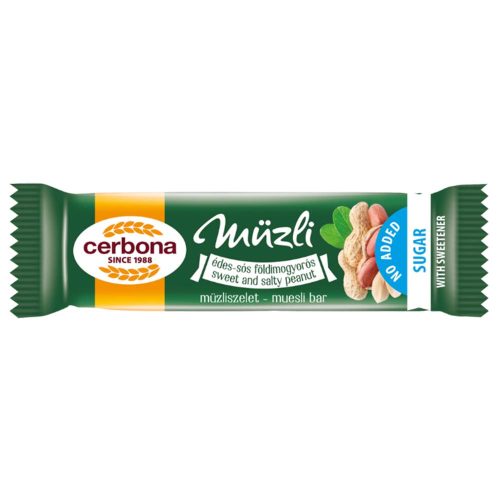 Cerbona édes-sós földimogyorós müzliszelet - 20g