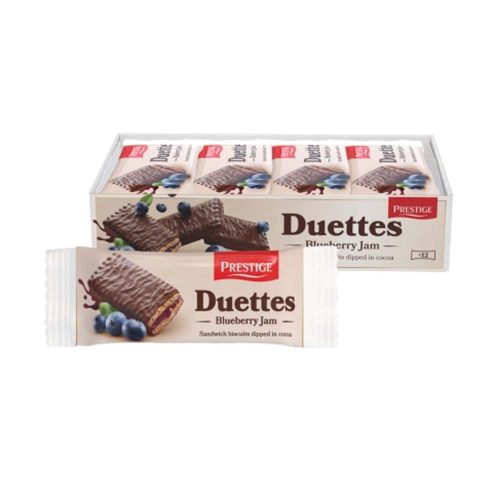 Prestige Duettes áfonyás keksz kakaós étbevonóval -22,25g