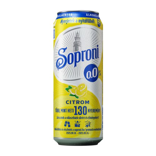 Soproni 0% citrom dobozos - 500ml