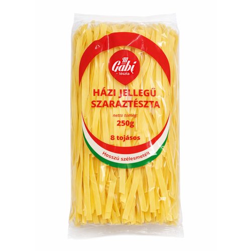 Gabitészta hosszú szélesmetélt 8 tojásos - 250g