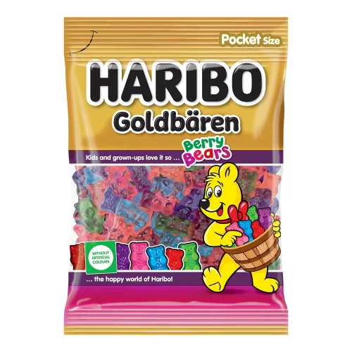 Haribo Goldbären Wild Berry gumicukor - 80g