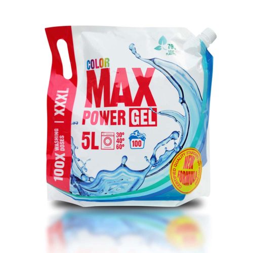 Mosógél Max Power utántölt. Color 5l