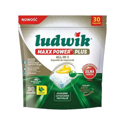 LUDWIK Maxx Power plus mosógatógép kapszula - 30db