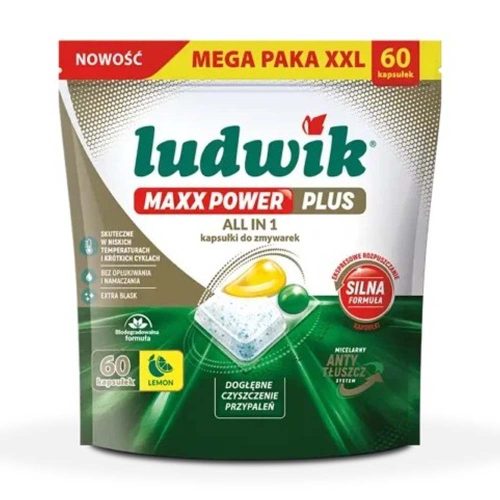 LUDWIK Maxx Power plus mosógatógép kapszula - 60 db