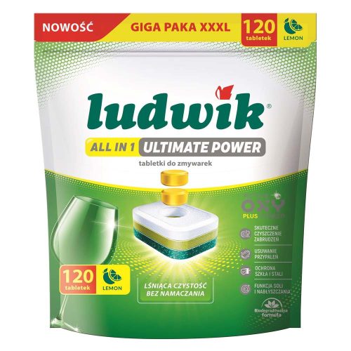 LUDWIK Ultimate Power all in 1 mosógatógép tabletta - 120db