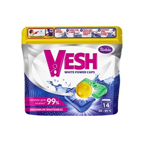 Violeta Vesh mosókapszula fehér ruházhoz - 14db