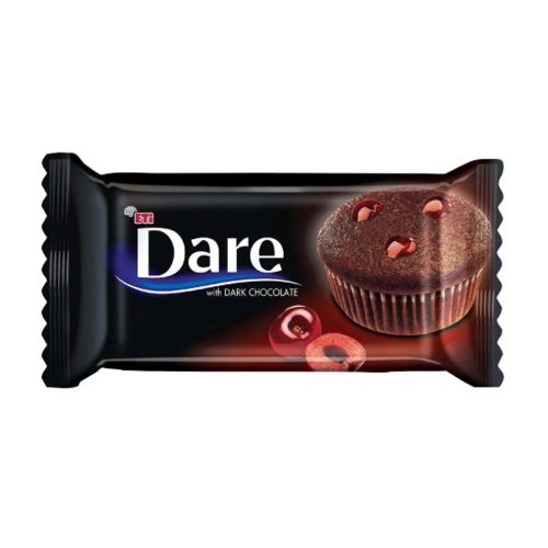 Dare étcsokoládés muffin meggydarabokkal - 45g