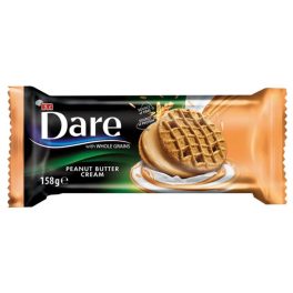   DARE Földimogyorókrémmel töltött  teljes kiőrlésű keksz - 158g