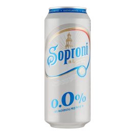 Soproni 0,0% dobozos - 500ml