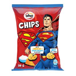 OHO Superman kukorica snack sajtos-tejfölös - 50g