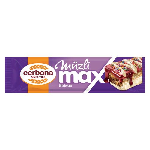 Cerbona Szülinapi torta ízű müzliszelet - 30g