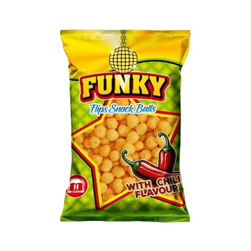 Funky chili ízű kukoricasnack-golyó - 80 g