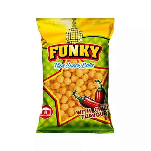 Funky chili ízű kukoricasnack-golyó - 80 g