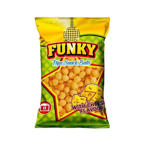 Funky sajtos ízű kukoricasnack-golyó - 80 g