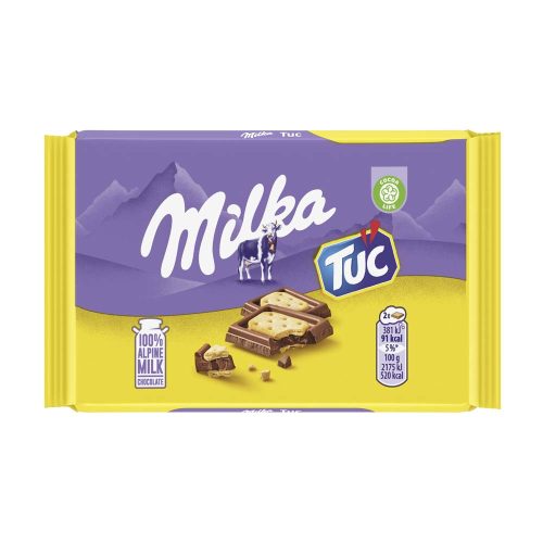 Milka Tuc alpesi tejcsokoládé sós krékerrel  - 35g