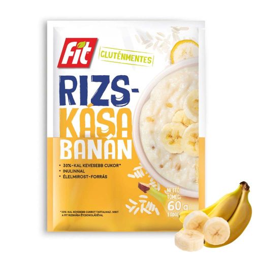 Fit rizskása banán gluténmentes - 60 g