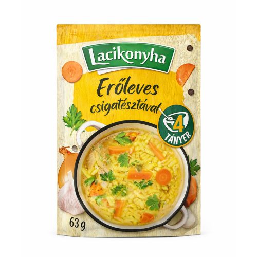 Lacikonyha Erőleves csigatésztával - 63 g