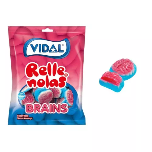 Vidal Jelly Filled Brains töltött agy gumicukor - 90 g