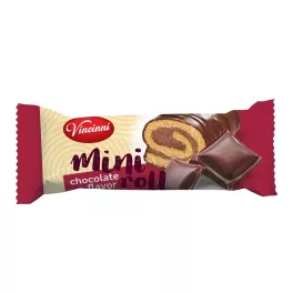VINCINNI mini roll csokoládé ízű krémmel - 30g