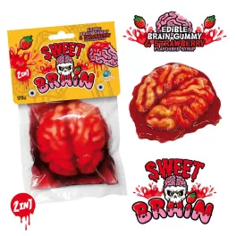 Sweet Brain agy gumicukor eper ízű szirupban - 120 g