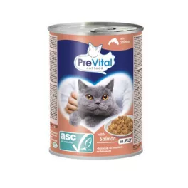 PreVital Nedves Macskaeledel lazac - 415g