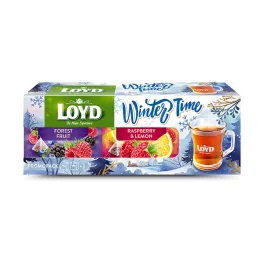   Tea Loyd box pohár +erdei gyümölcs és málna-citrom - 80g