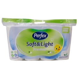 Perfex 3 rétegű toalettpapír 12 tekercs