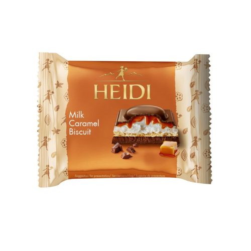Heidi Milk Caramel Biscuit tejcsokoládé mogyoró-karamell - 55g