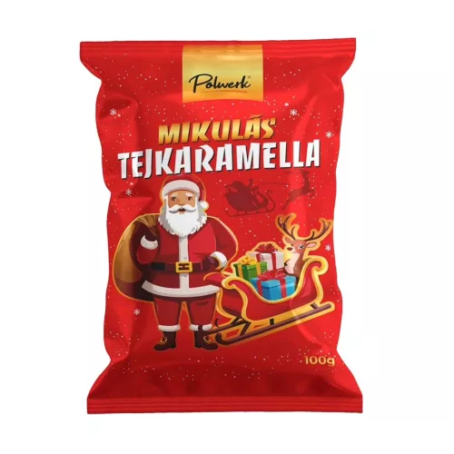 Mikulás tejkaramella - 100g