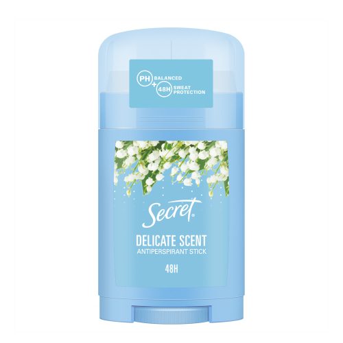 Secret Delicate Illatmentes Női Izzadásgátló Krémstift - 40ml