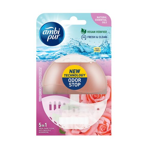 AmbiPur WC-gél + készülék Rose & Grape - 55 ml