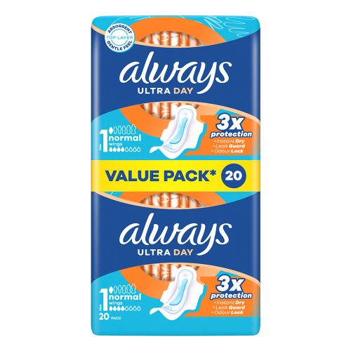Always egészségügyi betét Ultra Day Duo Normal - 10db