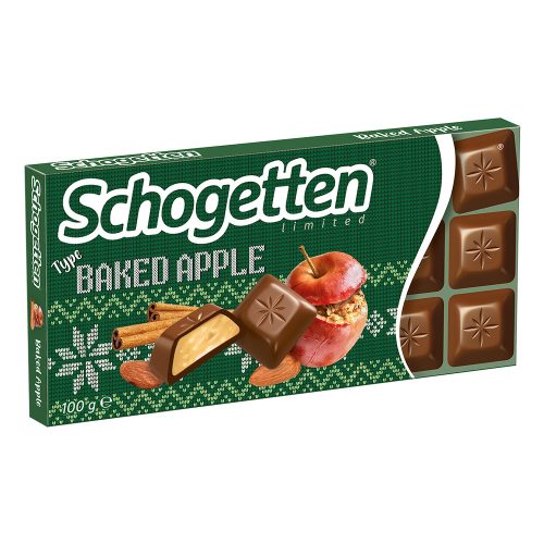 Schogetten tejcsokoládé sült alma ízű krémmel - 100g