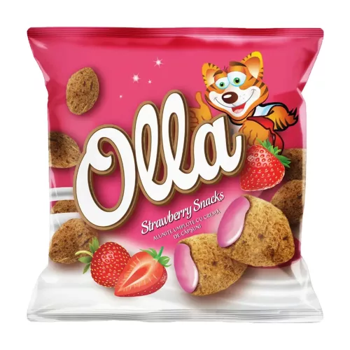 Olla snack epres krémmel töltött - 200g