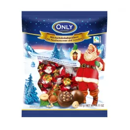   Only Mikulás golyók tejes krémmel és búzaropogóssal - 400 g