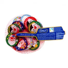 Only hálós karácsonyi érmék tejcsokoládé - 85g
