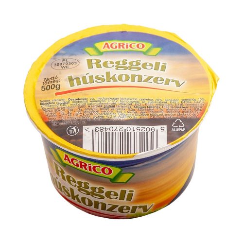 Agrico Reggeli húskonzerv - 500g