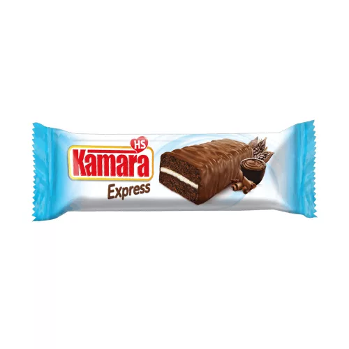 Kamara Express vanília ízű krémmel töltött kakaós piskóta - 30g