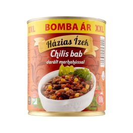 Házias Ízek Chilis bab darált marhahússal - 800g