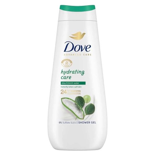 Dove tusfürdő Hydrating Care Aloe&Birch Water - 225 ml